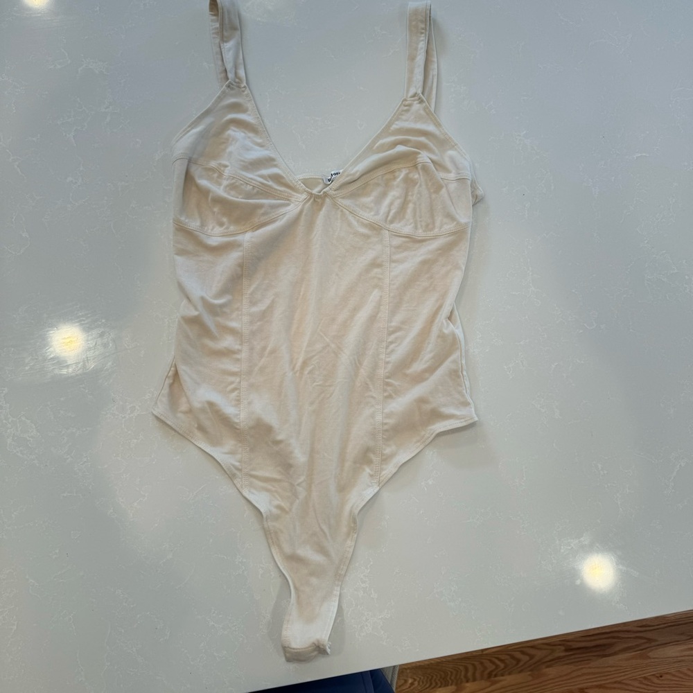 Reformation tank/body suit. Size L. Like new condition.